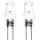 LOT 2x Ampoule industrielle G4/10W/12V 2700K - Aigostar