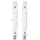 LOT 2x Ampoule industrielle J78 R7s/80W/230V 2900K - Aigostar