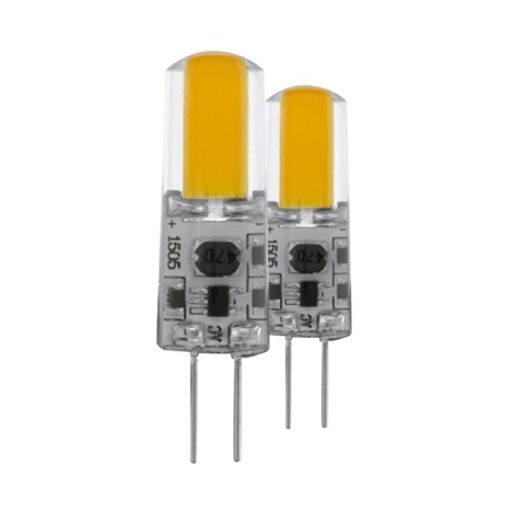 LOT 2x Ampoule LED à intensité variable G4/1,8W/12V - Eglo 11552