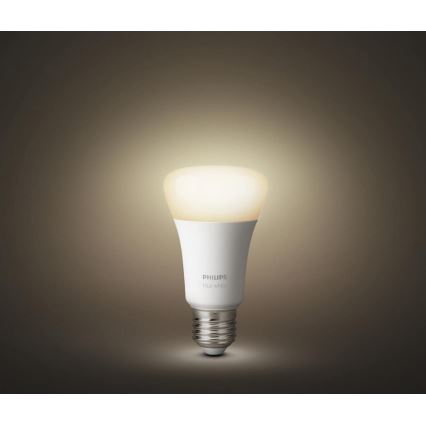 LOT 2x Ampoule LED à intensité variable Philips Hue WHITE AMBIANCE E27/8,5W/230V 2200-6500K