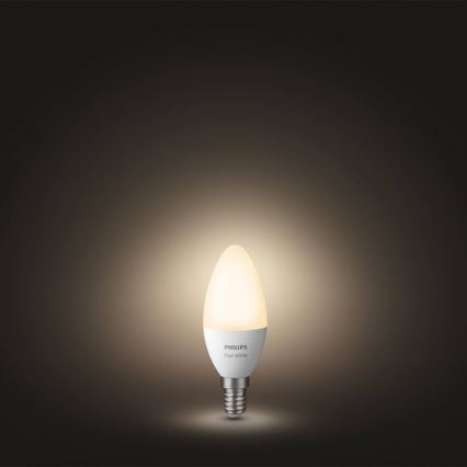 SET 2x Ampoule LED à intensité modulable Philips HUE WHITE E14/5,5W/230V