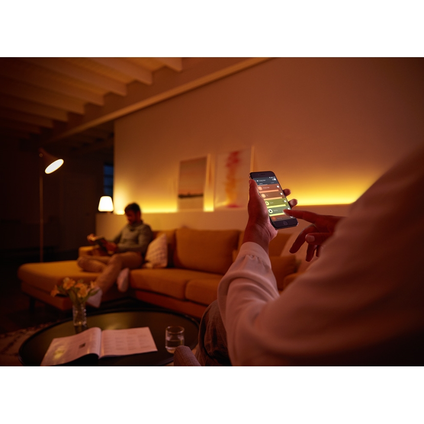 SET 2x Ampoule LED à intensité modulable Philips HUE WHITE E14/5,5W/230V