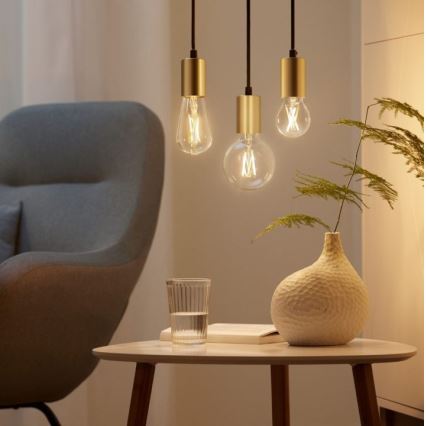 LOT 2x Ampoule LED à intensité variable VINTAGE FILAMENT A60 E27/6,7W/230V 2700-6500K CRI 90 Wi-Fi - WiZ