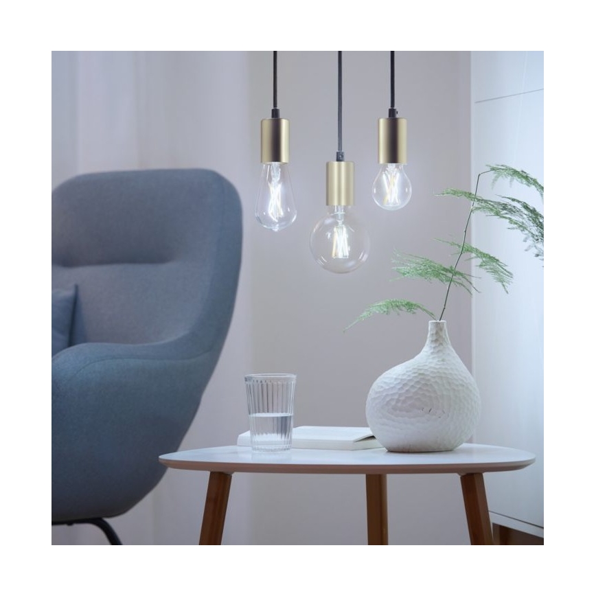 LOT 2x Ampoule LED à intensité variable VINTAGE FILAMENT A60 E27/6,7W/230V 2700-6500K CRI 90 Wi-Fi - WiZ