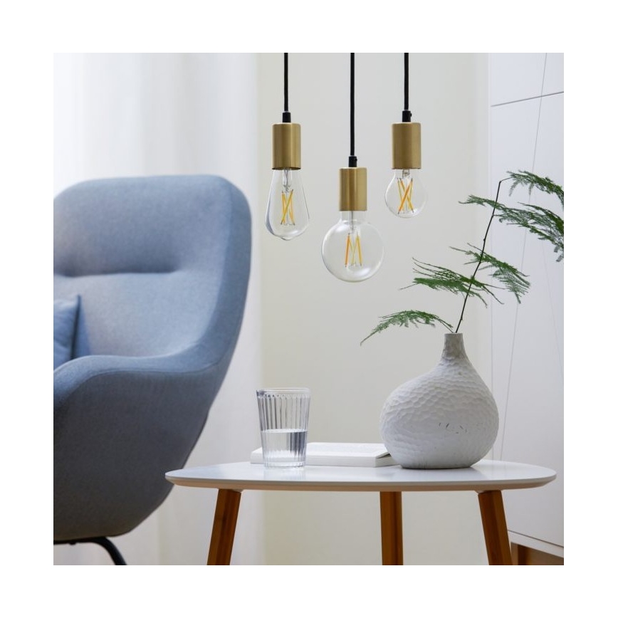 LOT 2x Ampoule LED à intensité variable VINTAGE FILAMENT A60 E27/6,7W/230V 2700-6500K CRI 90 Wi-Fi - WiZ