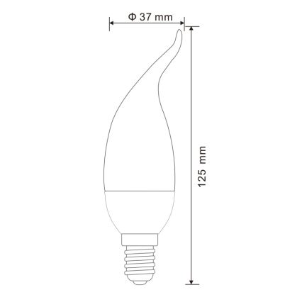 LOT 2x Ampoule LED E14/3W/230V 3000K - Globo