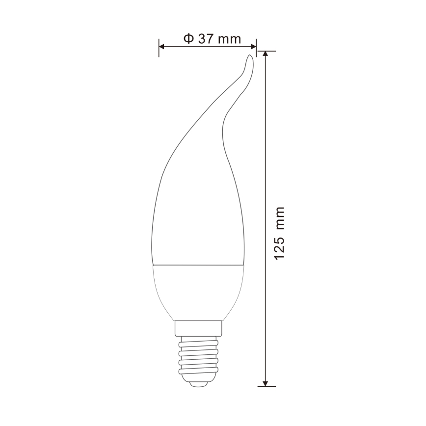 LOT 2x Ampoule LED E14/3W/230V 3000K - Globo