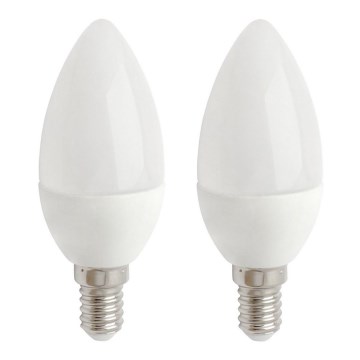 LOT 2x Ampoule LED E14/5,5W/230V 2700K- Attralux