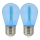 LOT 2x Ampoule LED PARTY E27/0,3W/36V bleu