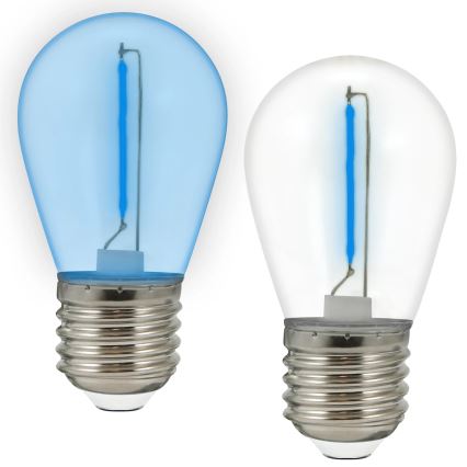 LOT 2x Ampoule LED PARTY E27/0,3W/36V bleu