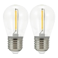 LOT 2x Ampoule LED PARTY E27/0,3W/36V