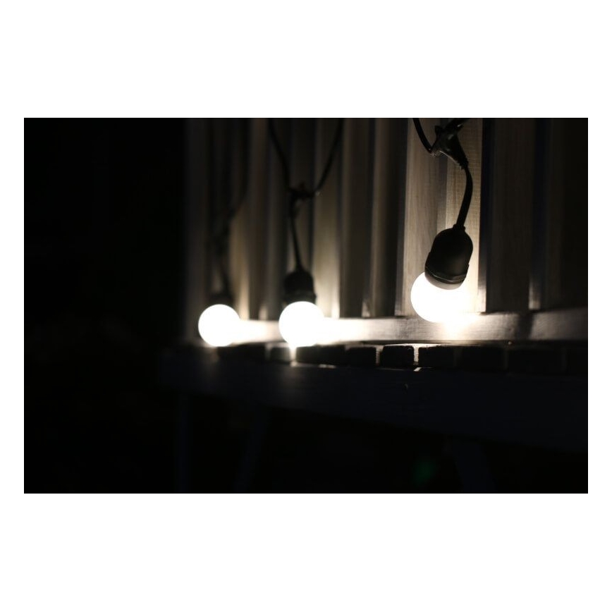 LOT 2x Ampoule LED PARTY E27/0,5W/36V blanche