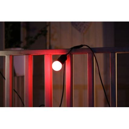 LOT 2x Ampoule LED PARTY E27/0,5W/36V rouge