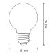 LOT 2x Ampoule LED PARTY E27/0,5W/36V verte