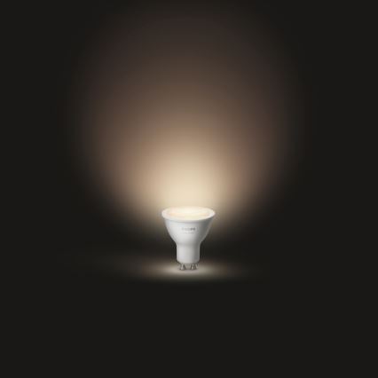PACK 2x Ampoule LED Philips GU10/5,5W/230V HUE White