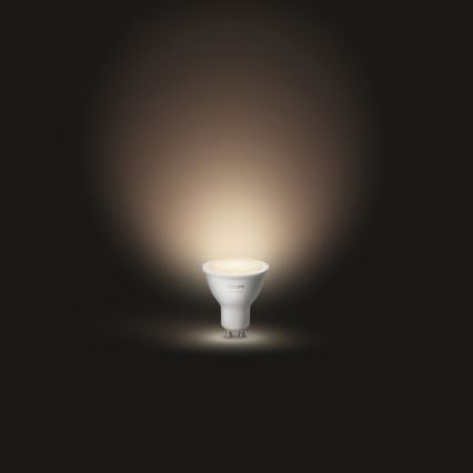 LOT 2x Ampoule LED Philips GU10/5,5W/230V Hue Blanche