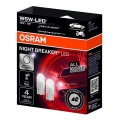 LOT 2x Ampoule LED pour voiture NIGHT BREAKER W2.1x9.5d/1W/12V 5700K - Osram