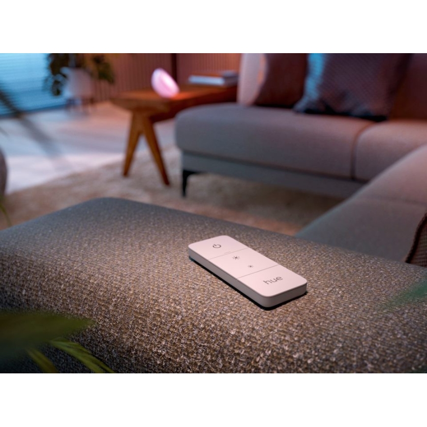 Lot de 2 ampoules LED dimmables Philips Hue WHITE AMBIANCE GU10 4,2 W / 230 V (2200–6500 K) + variateur
