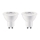 LOT 2x Ampoules LED PAR16 GU10/4,7W/230V 2700K - Attralux