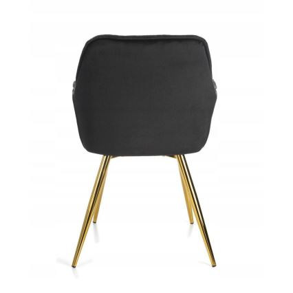 LOT 2x Chaises de salle à manger HANA noir