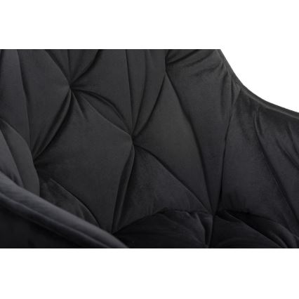 LOT 2x Chaises de salle à manger HANA noir