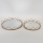 LOT 2x Plateau décoratif d. 39/30,5 cm