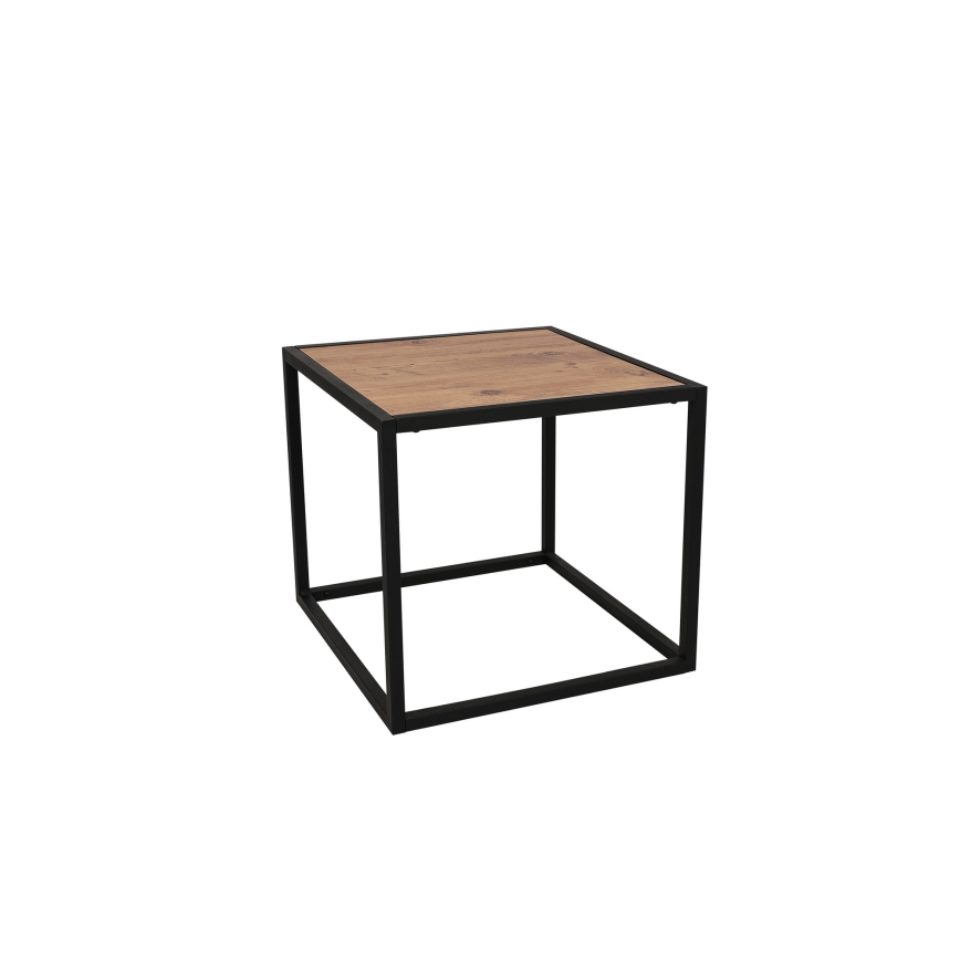 LOT 2x Table basse ATLANTIS marron/noir