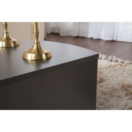 LOT 2x Table basse ORION anthracite