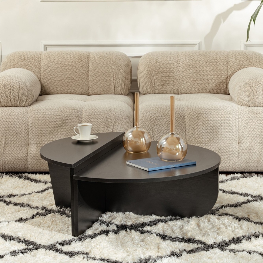 LOT 2x Table basse ORION noir