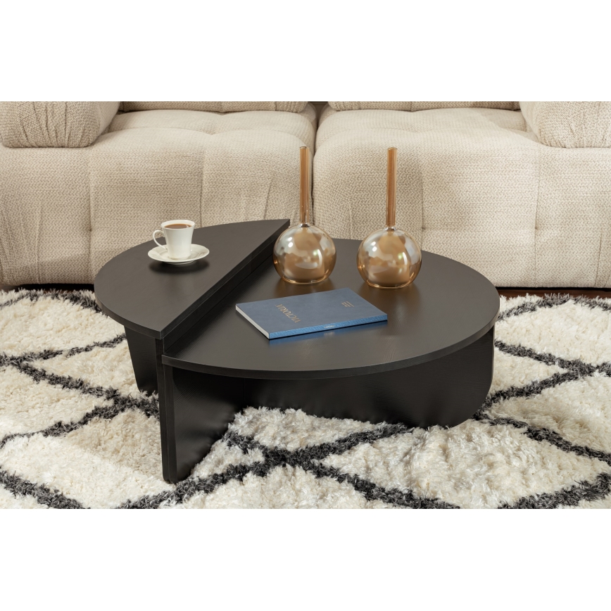 LOT 2x Table basse ORION noir