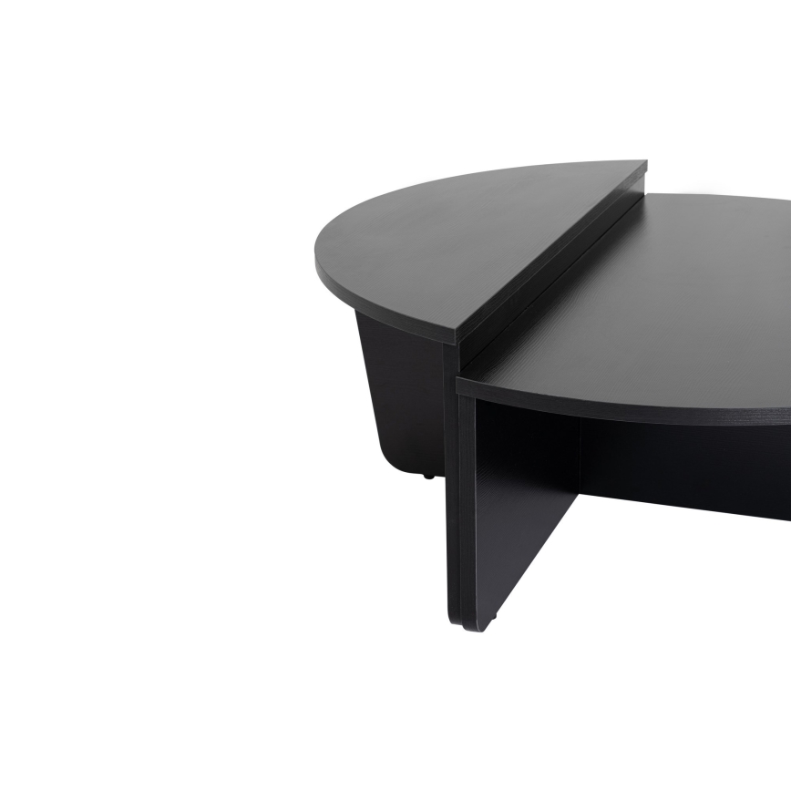 LOT 2x Table basse ORION noir