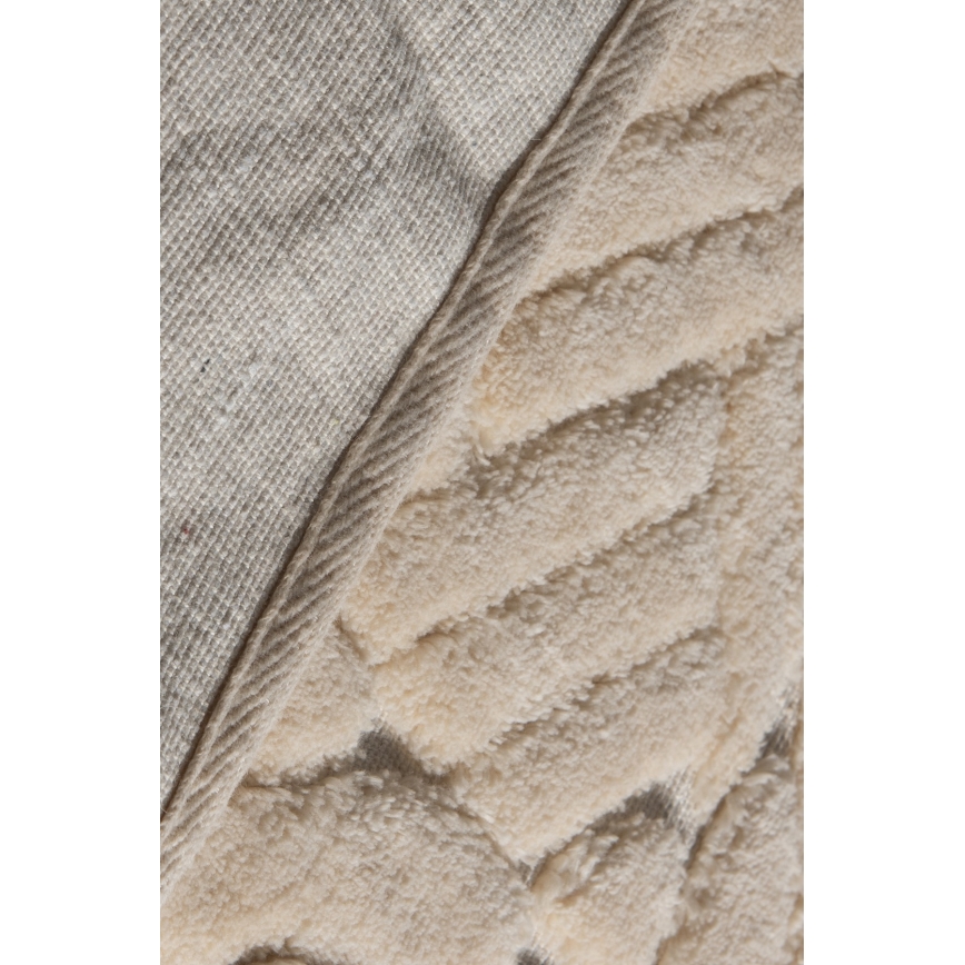 LOT 2x Tapis de salle de bains DANIEL 60/100 cm beige