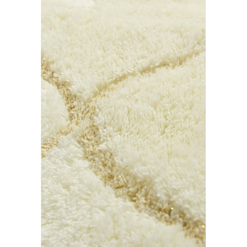 LOT 2x Tapis de salle de bains INFINITY 60/100 cm beige