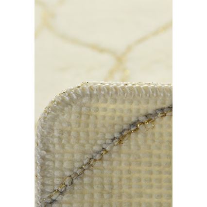 LOT 2x Tapis de salle de bains INFINITY 60/100 cm beige