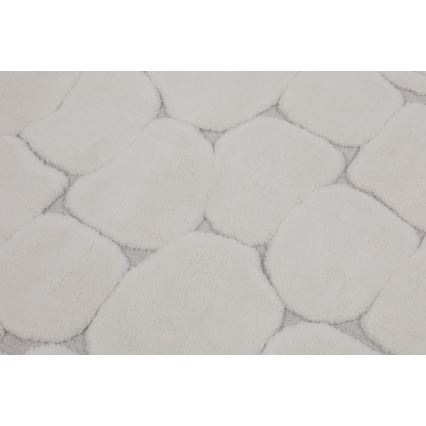 LOT 2x Tapis de salle de bains LINO 60/100 cm beige