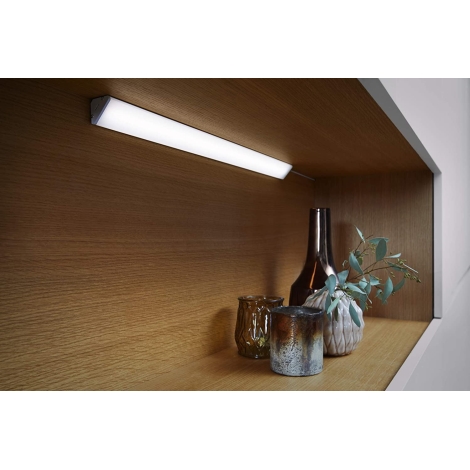 LOT 2xLED Luminaire sous meuble de cuisine à intensité variable avec  détecteur CORNER 2xLED/6W/230V