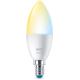 LOT 3x Ampoule à intensité variable LED C37 E14/4,9W/230V 2700-6500K CRI 90 Wi-Fi - WiZ