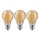LOT 3x Ampoule LED CLASIC AMBER A60 E27/9W/230V 2200K - Brilagi