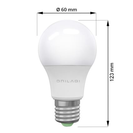LOT 3x Ampoule LED ECOLINE A60 E27/15W/230V 6500K - Brilagi
