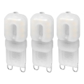 LOT 3x Ampoule LED ECOLINE G9/2,5W/230V 3000K - Brilagi