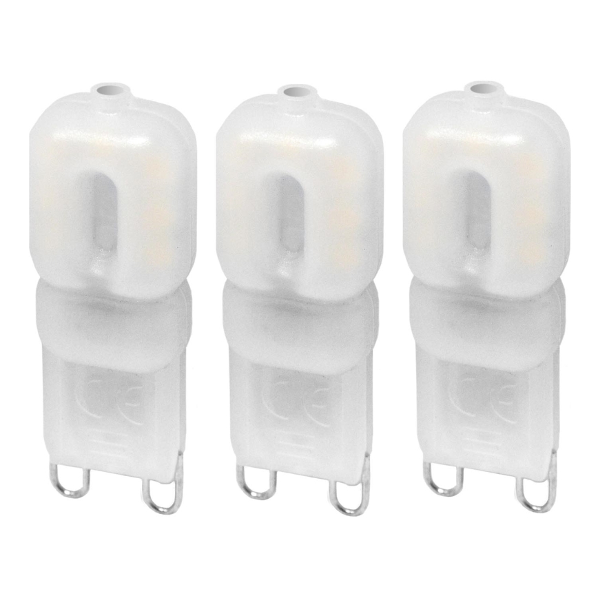 LOT 3x Ampoule LED ECOLINE G9/2,5W/230V 3000K - Brilagi