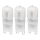 LOT 3x Ampoule LED ECOLINE G9/2,5W/230V 3000K - Brilagi