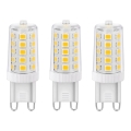 LOT 3x Ampoule LED ECOLINE G9/3,5W/230V 3000K - Brilagi