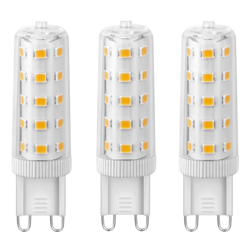 LOT 3x Ampoule LED ECOLINE G9/4,5W/230V 3000K - Brilagi