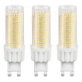 LOT 3x Ampoule LED ECOLINE G9/7W/230V 3000K - Brilagi