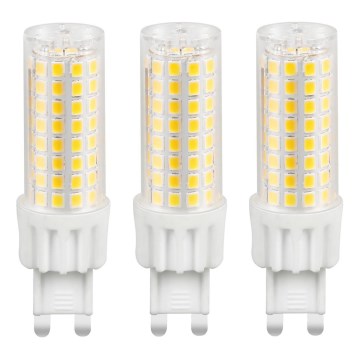 LOT 3x Ampoule LED ECOLINE G9/7W/230V 3000K - Brilagi