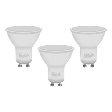 LOT 3x Ampoule LED ECOLINE GU10/6W/230V 4000K - Brilagi
