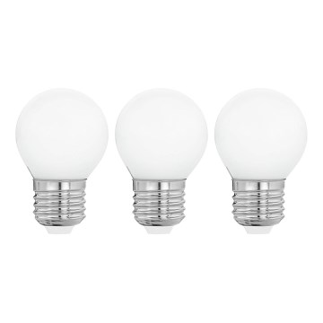 LOT 3x Ampoule LED G45 E27/4W/230V 4000K - Eglo 10692
