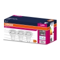 LOT 3x Ampoule LED PAR16 GU10/4,5W/230V 6500K 36° - Osram