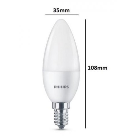 Philips 200145 Ampoule à Economie dEnergie E14 5 W 
